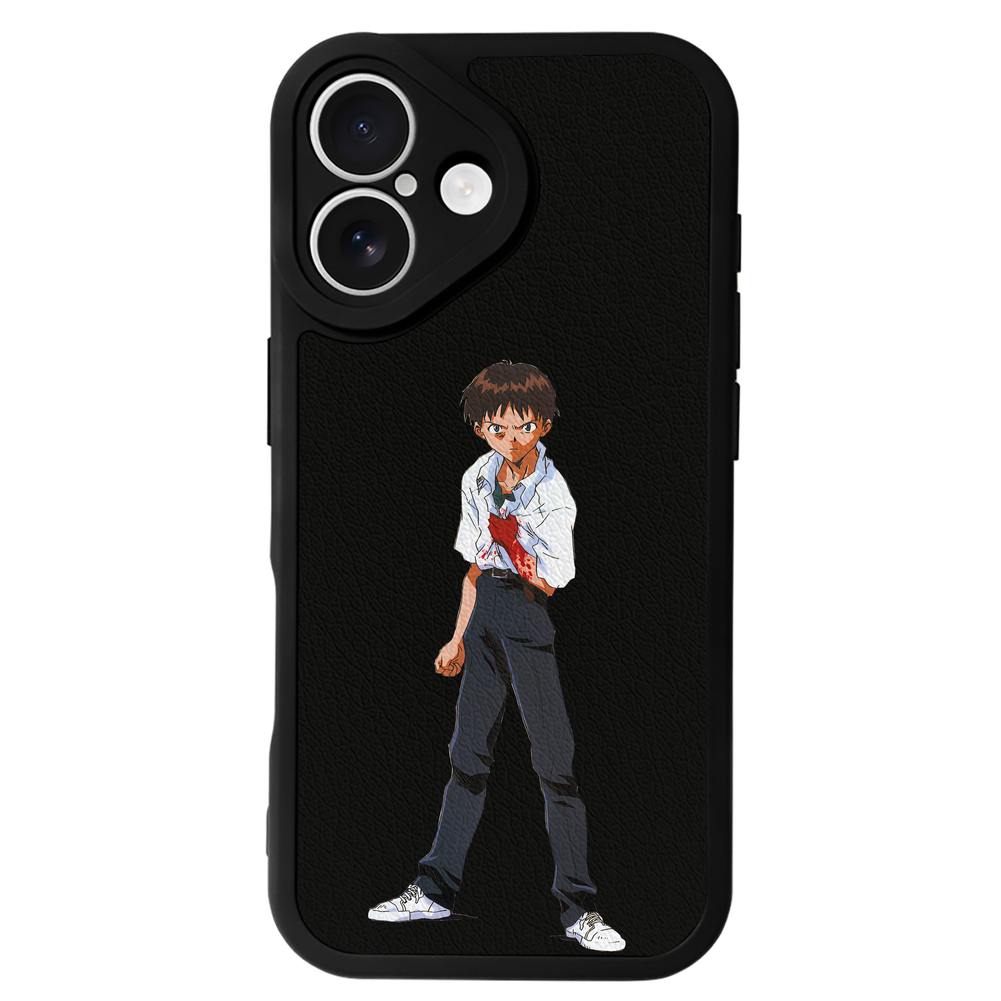 （画像用） EVA 新世紀エヴァンゲリオン 【iPhone 16シリーズ対応】シリコンスマホケース（レザー調） 材質：シリコン